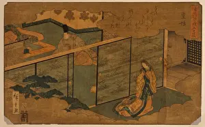 Elaborately: Scene fifty-four of Tale of Genji