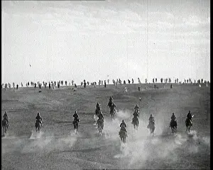 Speeding: Scene from a Film: Actors Playing British Troops