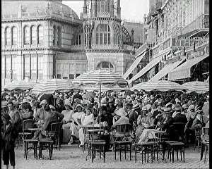 Cafes: Scene From the Film The Compulsory Husband':
