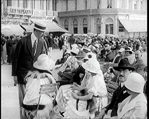 Cafes: Scene From the Film The Compulsory Husband':