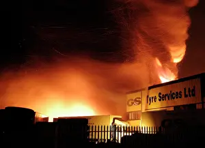 Kingsbridge: Scene of fire at commercial premises, Barking