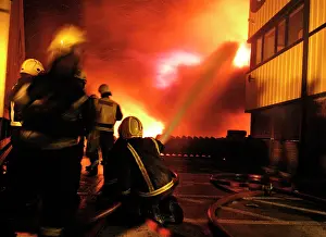 Reflective: Scene of fire at commercial premises, Barking