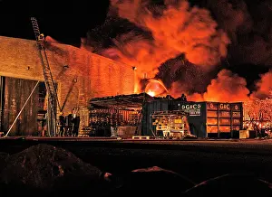Kingsbridge: Scene of fire at commercial premises, Barking