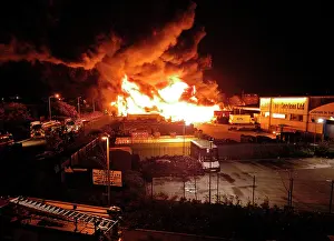 Kingsbridge: Scene of fire at commercial premises, Barking