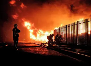 Kingsbridge: Scene of fire at commercial premises, Barking