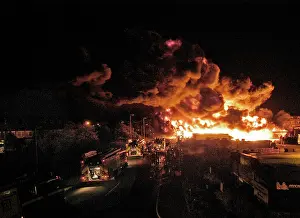 Kingsbridge: Scene of fire at commercial premises, Barking