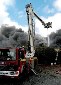 Penge: Scene of fire at commercial premises, Penge