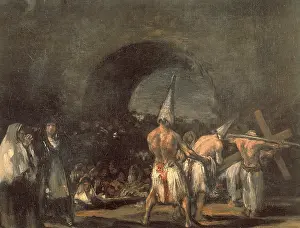 Flagellant: Scene of Flagellants, by Goya
