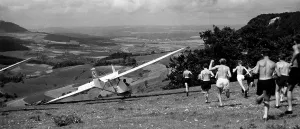 Glider: Scene: Flieger-HJ with glider, 1942