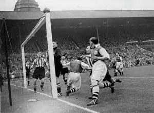Goalies: Scene in a football game