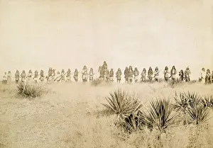 Geronimo: A scene in Geronimos camp in Mexicos Sierra