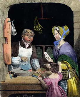 Cheese: Scene in a grocer's shop -- No Trust