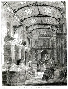 Blacking: Scene inside a blacking factory, Holborn, London