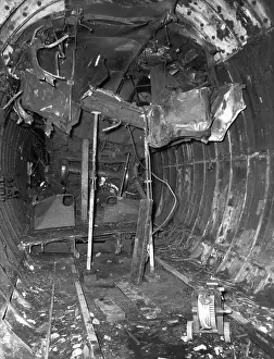 Moorgate: Scene inside London Underground tunnel after a crash