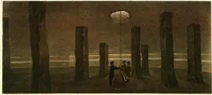 1810s: Scene inside a salt mine, Cheshire