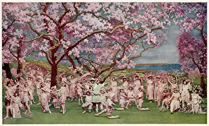 Bedells: Scene from Joy Bells at the London Hippodrome