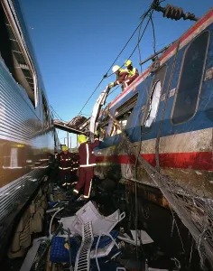 Ladbroke: Scene from the Ladbroke Grove train crash