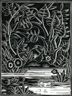 The Watts Collection: Scene by a lake