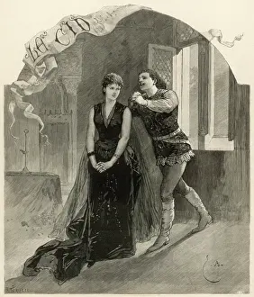 Reszke: A scene from Le Cid by Pierre Corneille