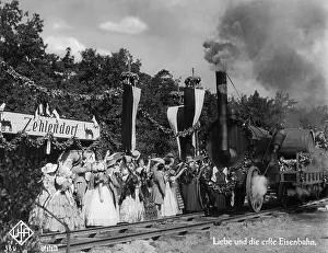 Inaugural: Scene from Love and the First Railroad, 1934