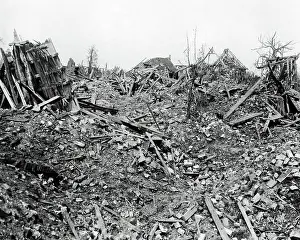 Mametz: Scene in Mametz, Western Front, WW1