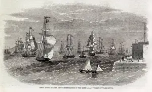 Mersey: A scene in the Mersey - Shipping