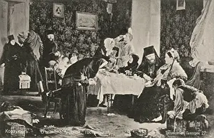 Samovar: Scene in a monastic hotel, Russia