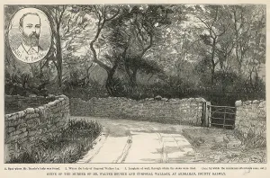 Bourke: Scene of the murder of Mr Bourke and Corporal Wallace