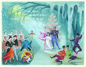 Scene from the Nutcracker ballet