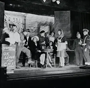 Themselves: Scene from a pantomime produced as frontline entertainment