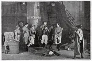 Bellerophon: Scene from Peter Pan - Peter on board the pirate ship
