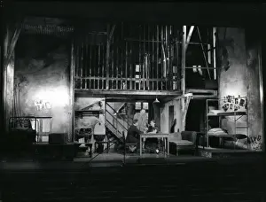 Garret: Scene from play, The Diary of Anne Frank, Munich, Germany