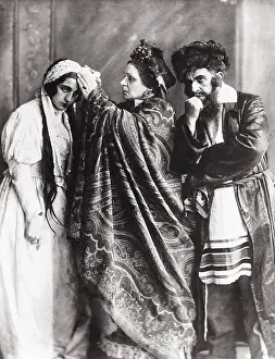 Yiddish: Scene from the play The Dybbuk