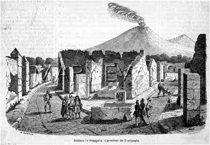 Ominously: SCENE OF POMPEII RUINS