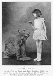 Myrtle: A scene from the popular children's play Where