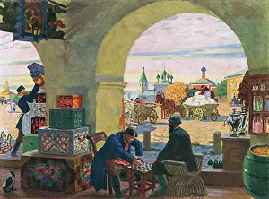 Checkerboard: Scene of Russian provincial life