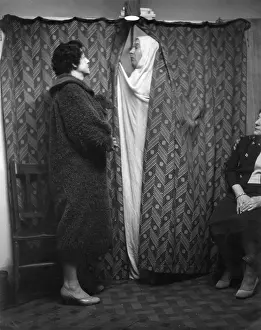 Scene at a seance