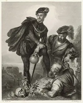 Gravedigger: Scene from Shakespeare's Hamlet