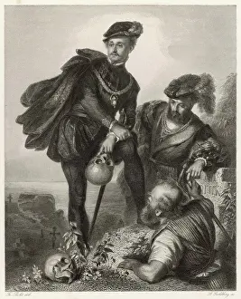Gravedigger: Scene from Shakespeare's Hamlet