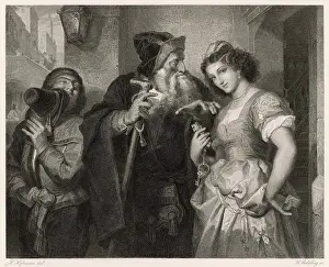 Shylock: Scene from Shakespeare's The Merchant of Venice