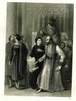 Shylock: Scene from Shakespeare's The Merchant of Venice