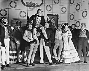 Dora: Scene from stroll students at the theater in Berlin, 1911