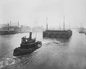Therefore: Scene of the subway construction in New York, 1913