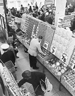 Checkout: SCENE IN A SUPERMARKET