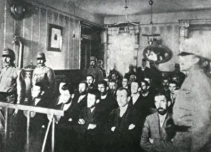Princip: Scene at the trial of Gavrilo Princip and others