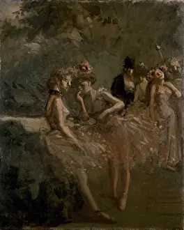 Forain: Scene in the Wings of a Theatre