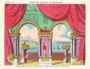 Scenery for Aladdin, Pollock's Toy Theatre