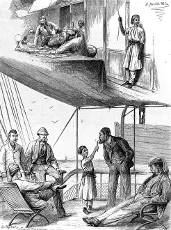 Punkah: Scenes on board SS Sumatra, 1875