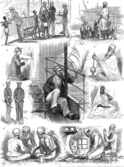Coolest: Scenes on board the SS Sumatra, November 1875