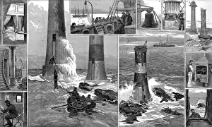 Smeaton: Scenes from the Eddystone Lighthouse 1882